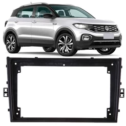 Moldura De Painel 2 Din 9" Polegadas Vw T-Cross