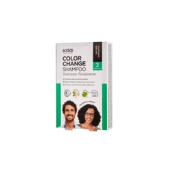 Shampoo Tonalizante Kiss NY Castanho Escuro C/3