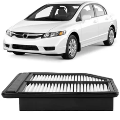Filtro Ar Honda Civic 1.8 16v 2007 A 2011 Wega Jfa-429
