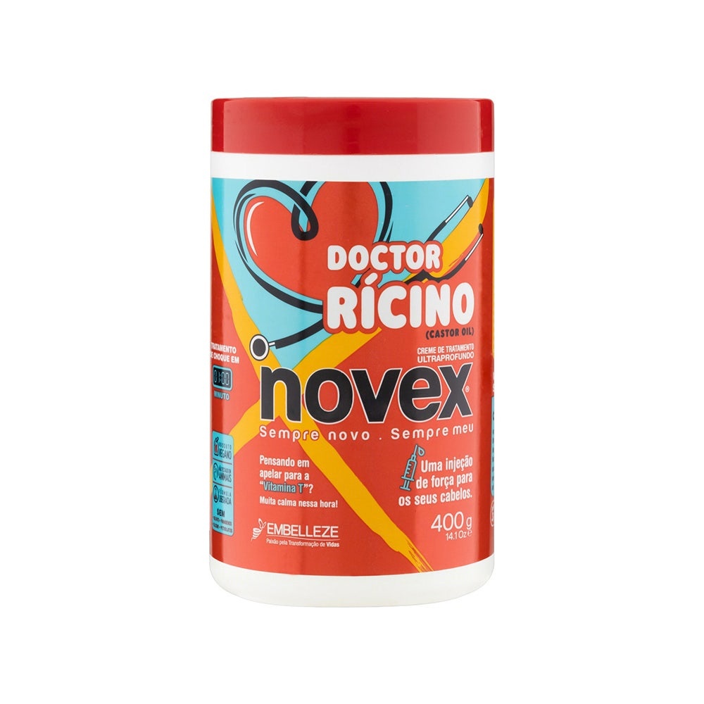 Máscara De Tratamento Novex Doctor Rícino 400g