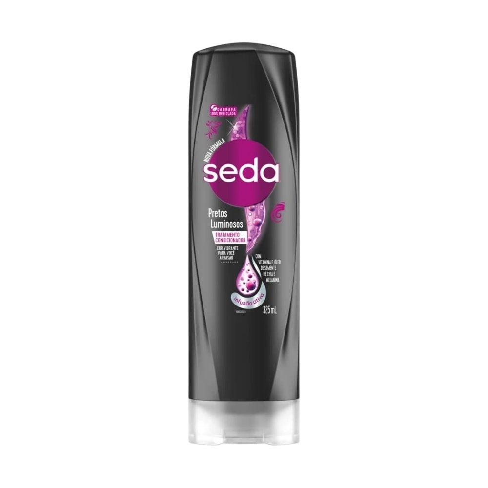 Condicionador Seda Pretos Luminosos 325Ml em Oferta na Shopee