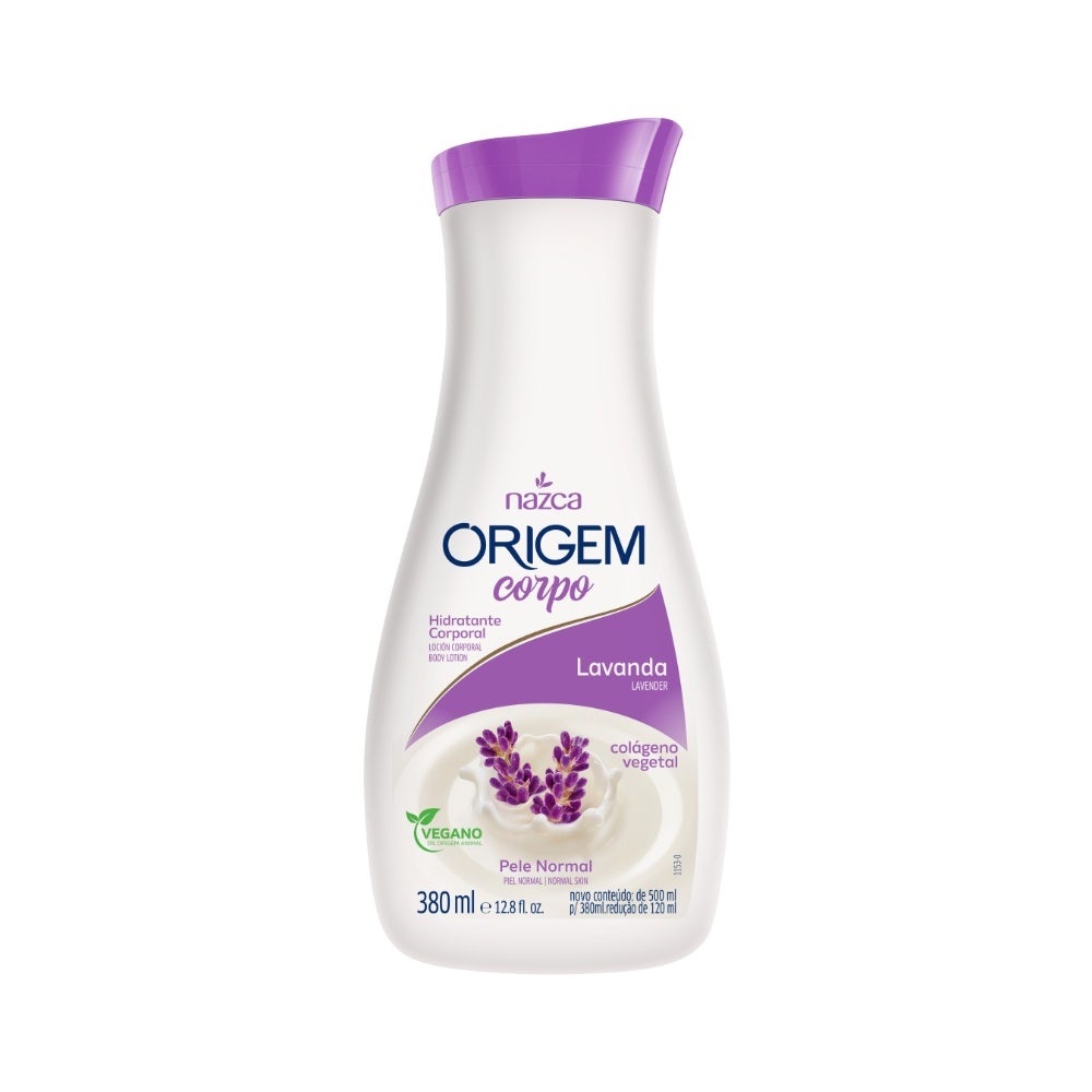 Loção Hidratante Corporal Nazca Origem Lavanda 380ml em Oferta na Shopee