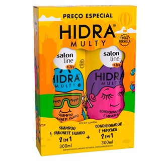 Kit Salon Line Shampoo + Condicionador Hidra Multy Kids 300ml