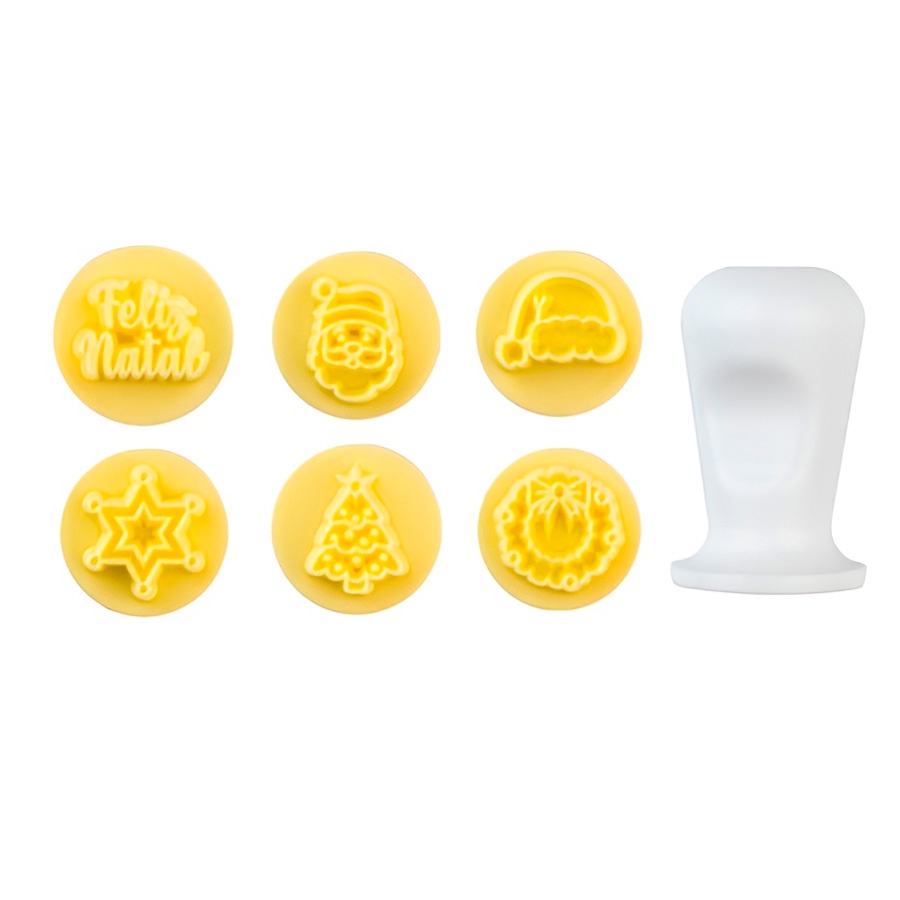 Kit Carimbos - Natal Iluminado - 2cm - BlueStar - Rizzo