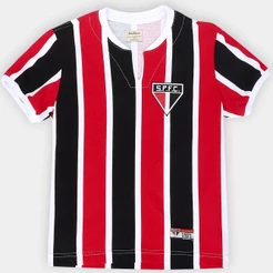 Camisa São Paulo Retrô 1971 Infantil Juvenil Unissex Oficial