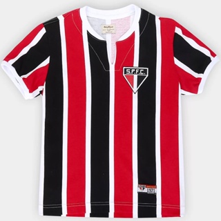 Camisa São Paulo Retrô 1971 Infantil Juvenil Unissex Oficial em Oferta na Shopee