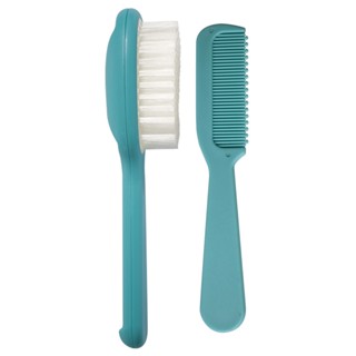 Kit Pente E Escova De Cerdas Naturais Kababy