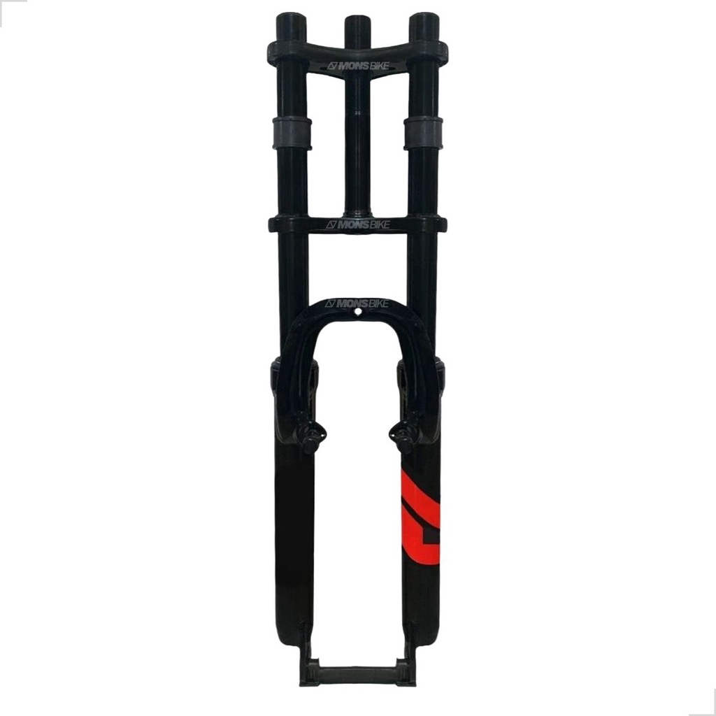 Amortecedor Bike Aro 26 Standard Aço Gordo Reforçada Suspensão 2 Andar