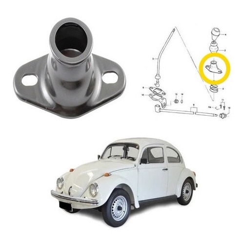 Cupula Alavanca Cambio Fusca Brasilia Variant em Oferta na Shopee