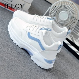 Ielgy White Daddy Shoes Women Sweet New Style Casual Sapatilhas de Moda de Senhora de Estilo Grosso