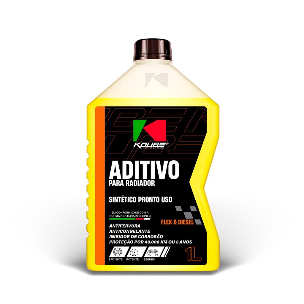 Aditivo Para Radiador Pronto Uso Sintético 1 LT (Amarelo)