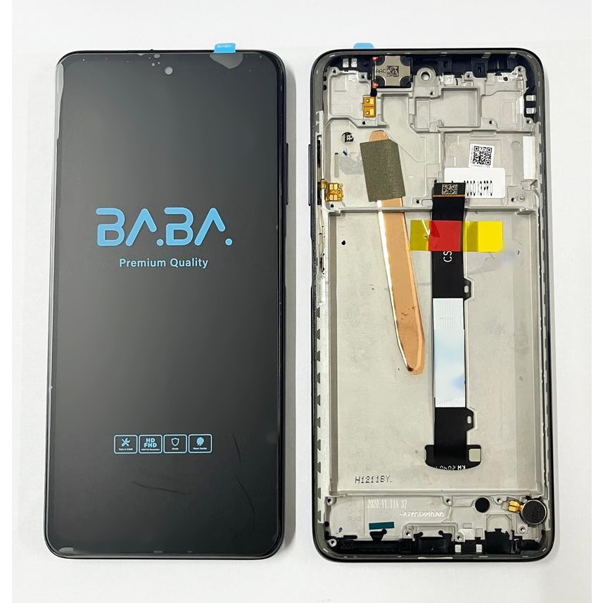 Frontal Tela Display Touch Poco X3 Pro Original PREMIUM Vivid Color C/ Aro, Botão Volume, Flex Home e Motor VibraCall