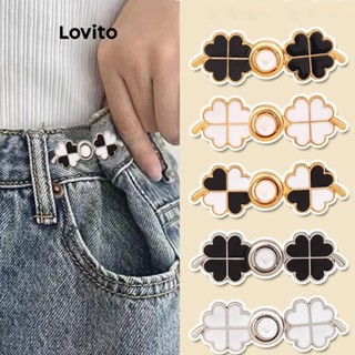 Lovito Casual Broche Feminino de Flores LFA09513