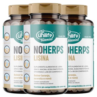 Kit 3 Lisina 270 Comprimidos Remove Trata Verrugas