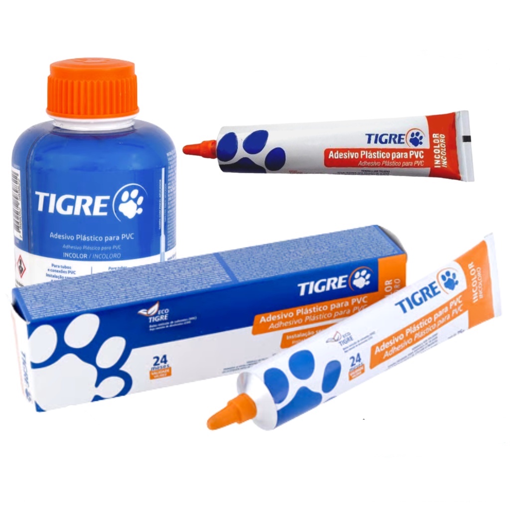 Adesivo Plástico Cola Cano PVC Tigre - 17/75/175g - Tigre