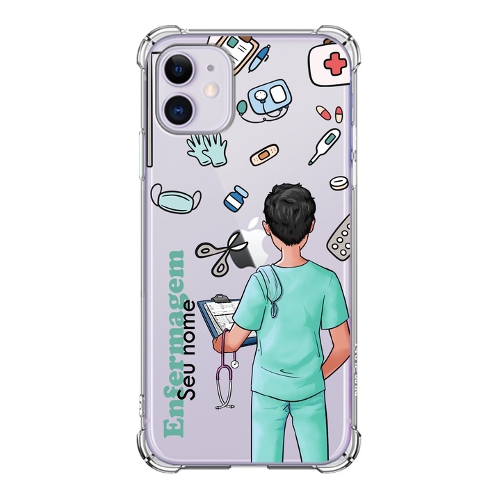 Capa Capinha de Celular Personalizada Enfermagem - Enfermeiro
