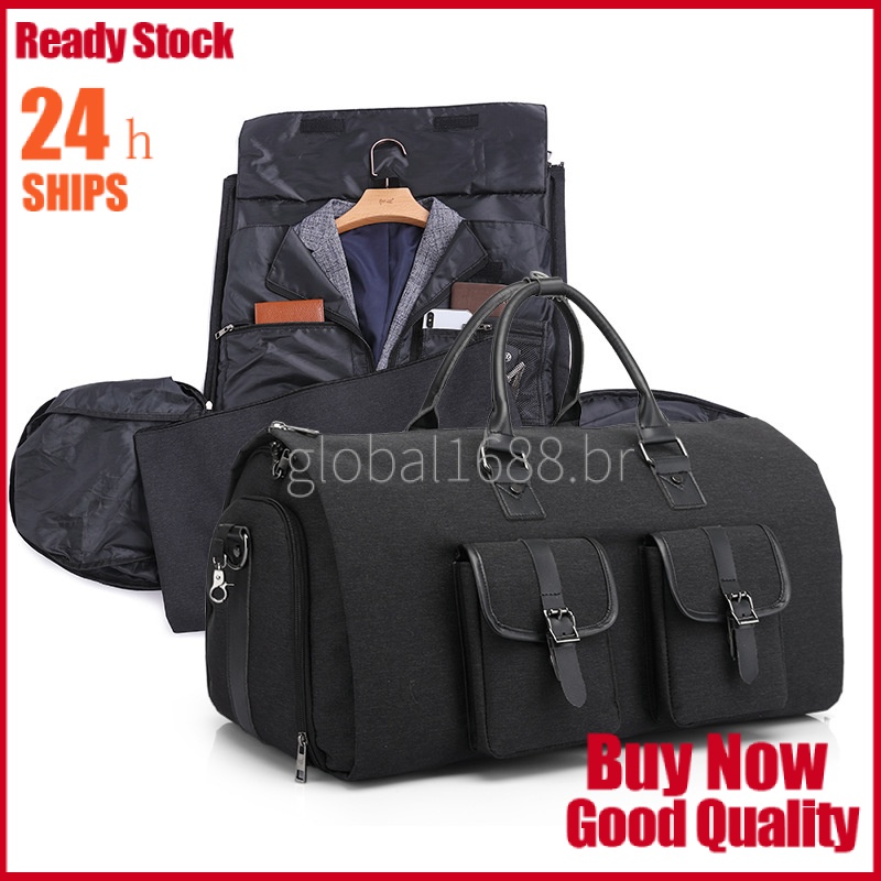 {READY STOCK Esportes ao ar livre saco de viagem portátil de grande capacidade bolsa de negócios dobrável