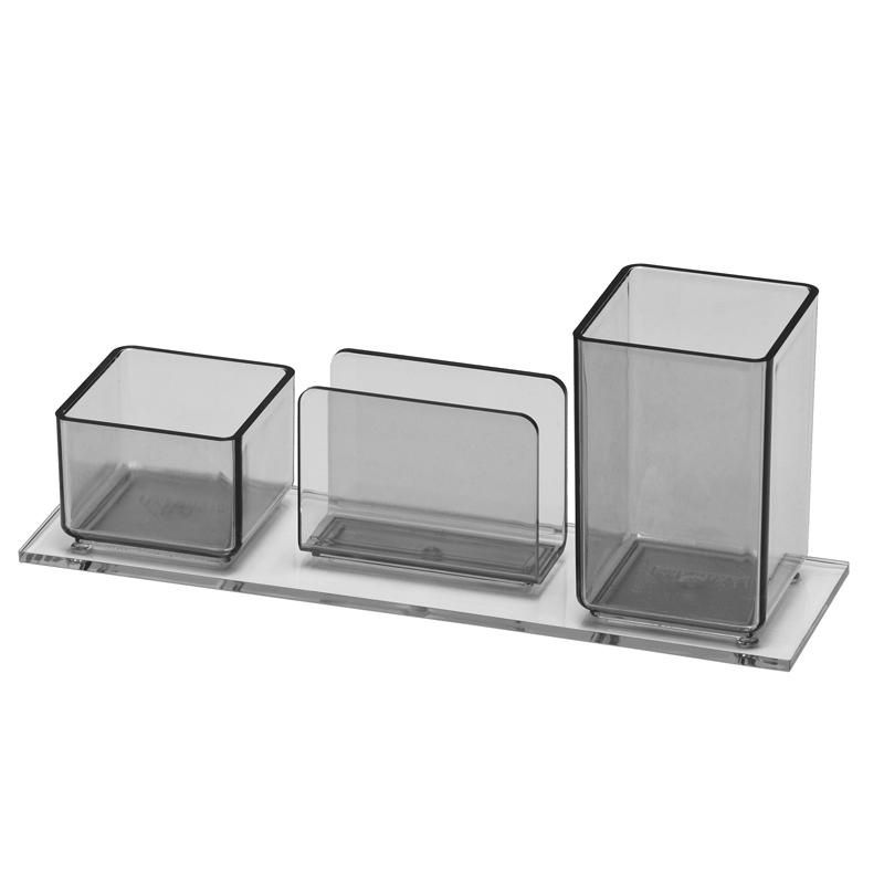 Porta lembrete/lápis/clips Fumê 940.1 Acrimet em Oferta na Shopee