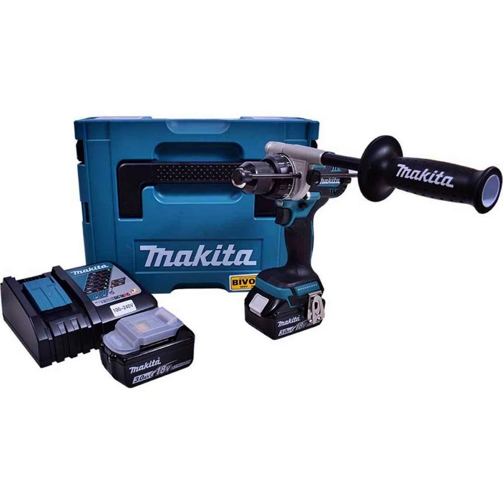 Parafusadeira Furadeira Bateria 18V Maleta DHP486RFJ Makita