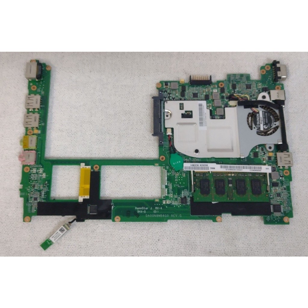 Placa Mãe Netbook Fujitsu Lifebook Mh330 + Atom + 1 Gb Ram