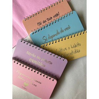 Agenda Planner Semanal de Bolso Estampas Diversas em Oferta na Shopee