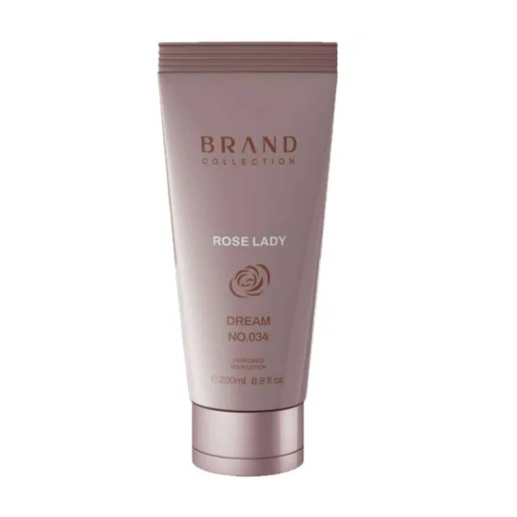 Brand Collection Dream Rose Lady No.034 Feminino Loção Hidratante Perfumada 200ML