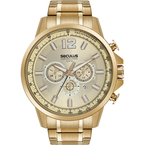 Relógio Seculus Masculino Chronograph 44162GPSVDA1 em Oferta na Shopee