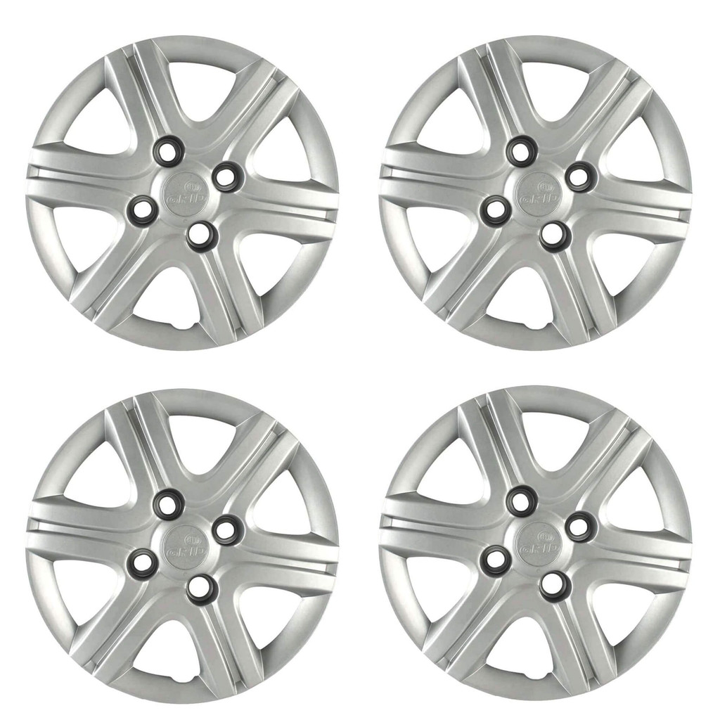 Calota Aro 13" Cor Prata Mod Palio Fire 11/13 (Jogo com 4 calotas) Grid - 080CB-PTA-E