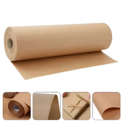 Bobina Papel Pardo Kraft 100m 80g Embalagem Proteção e Durabilidade