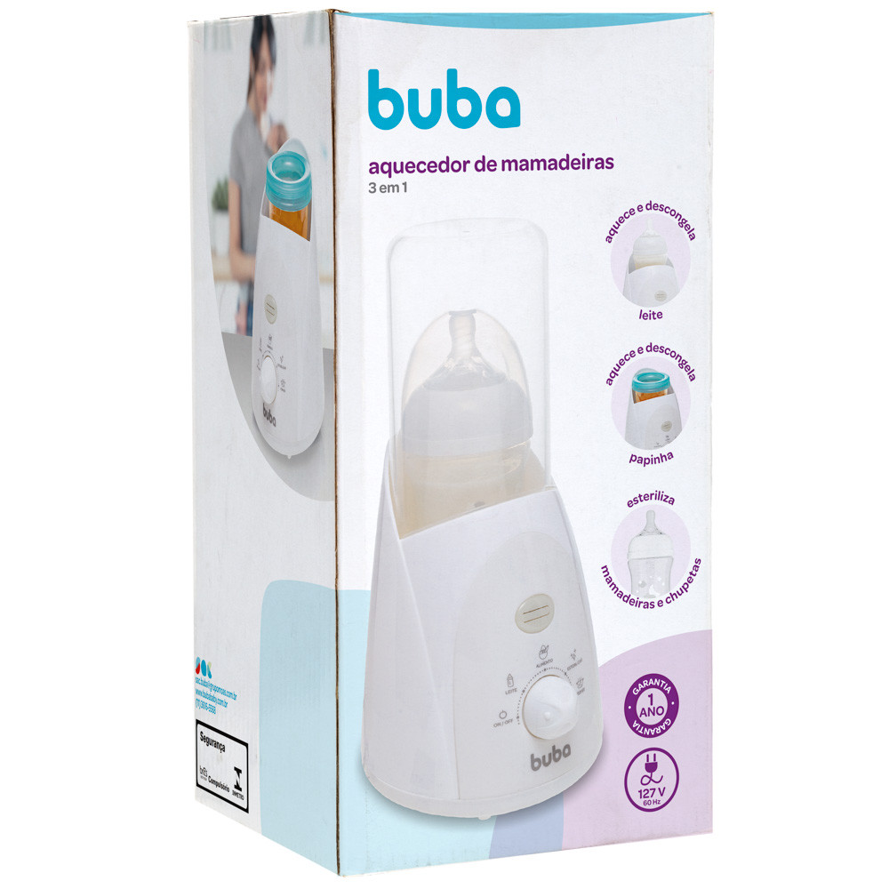 Aquecedor de Mamadeiras 3 em 1 127v - Buba