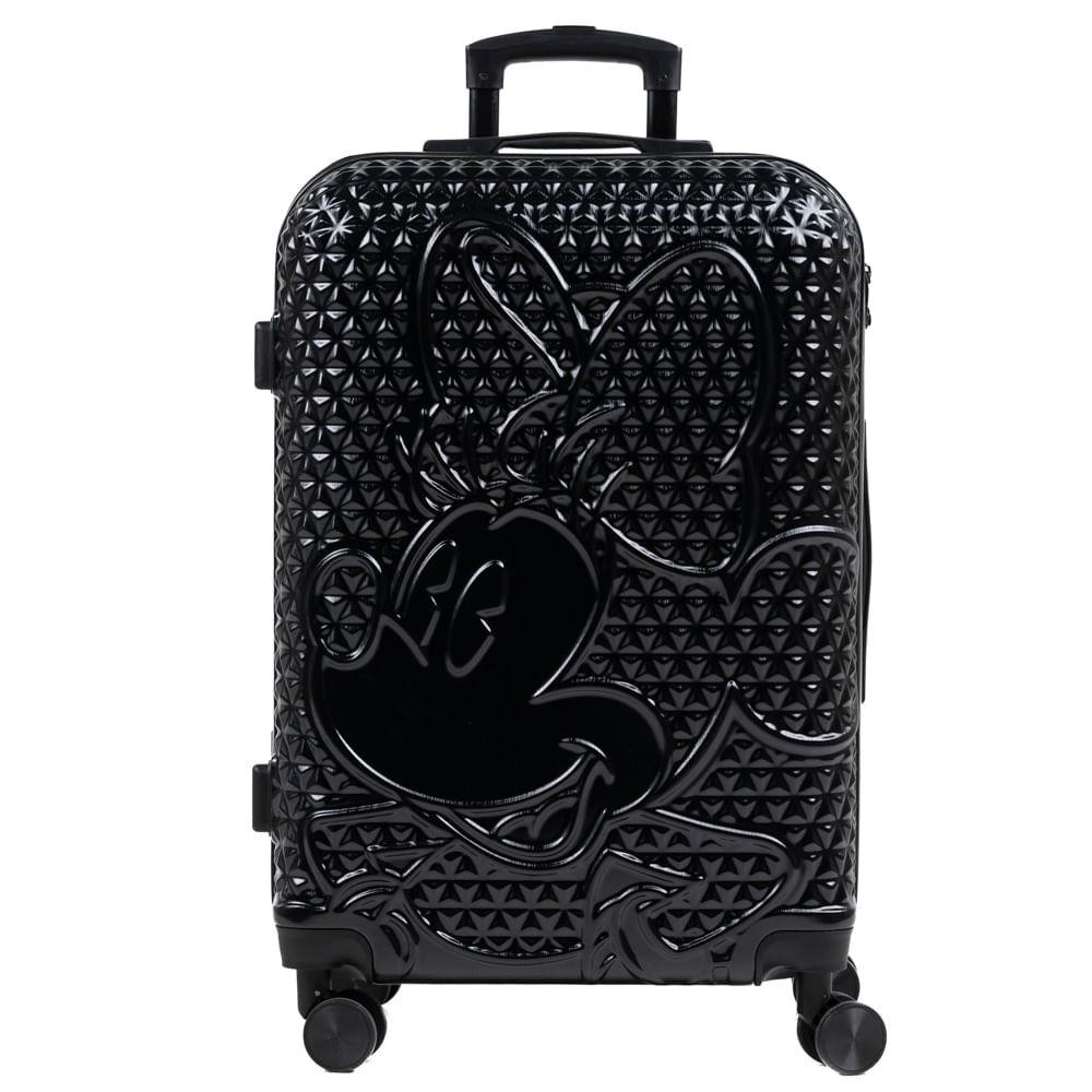 Mala Média 23 Kg ABS 4 Rodas Minnie Epcot Preta em Oferta na Shopee