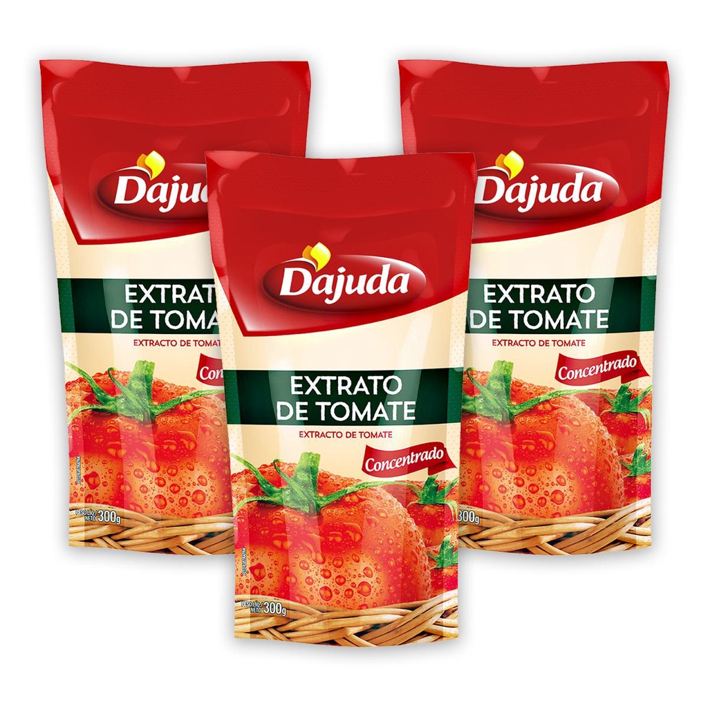 03Un Extrato De Tomate Concentrado DAjuda Para Receitas Pronto Para Uso Para Massas Macarrão 300G