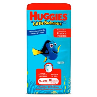 Fralda Descartável Huggies Little Swimmers G/XG 10 Tiras