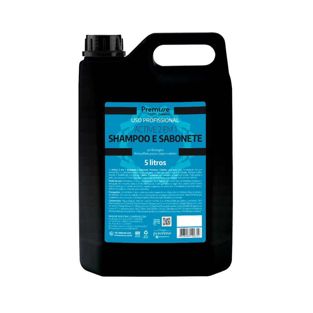 Sabonete Líquido Shampoo Active 5L Premisse