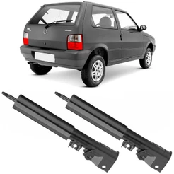 2 Amortecedor Fiat Uno Furgão 88 A 2016 Traseiro Nakata