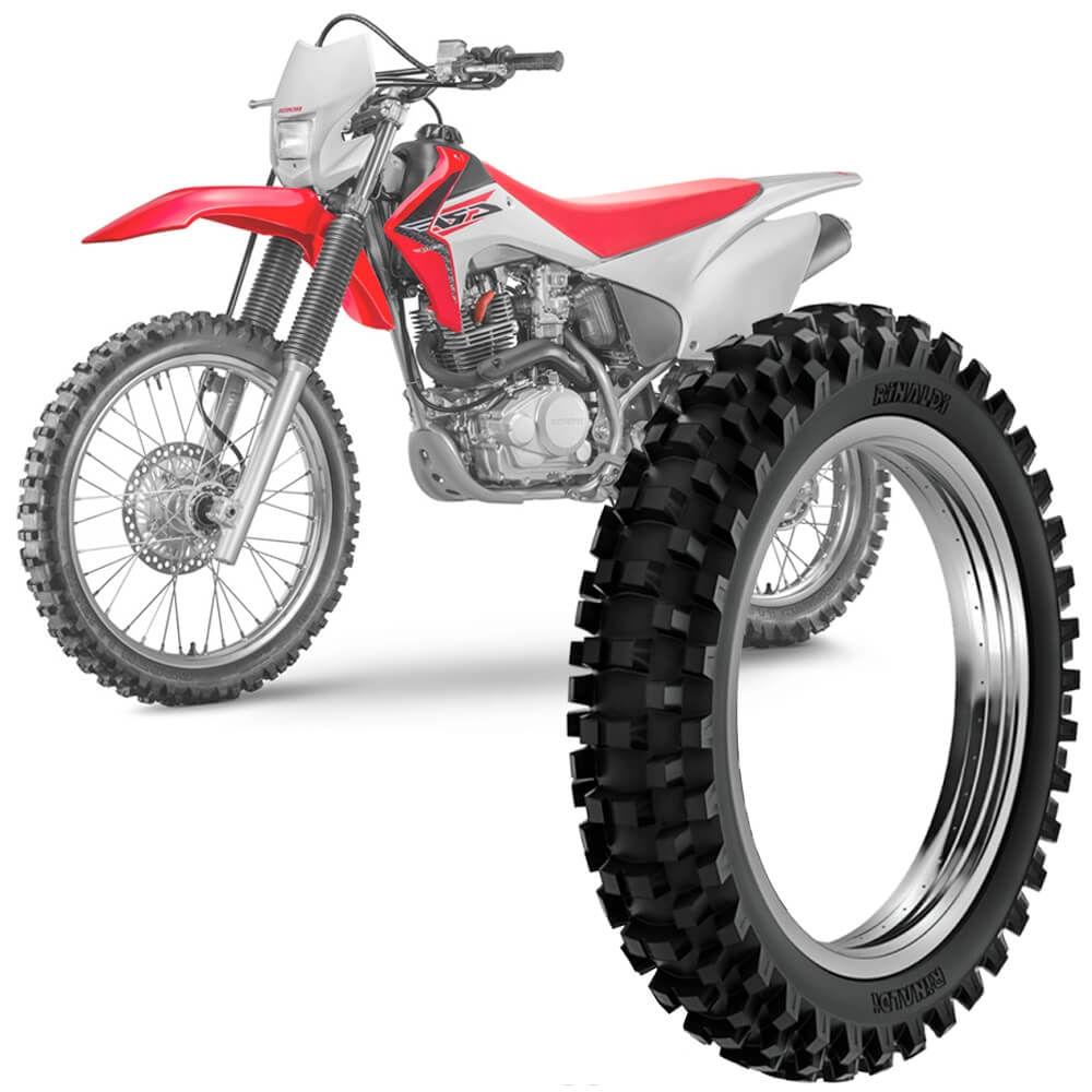 Pneu Moto Crf 230f 110/100-18 64m Traseiro Rw33 Rinaldi - Spare Parts and Accessories for Vehicles