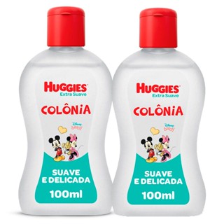 Kit 2 Colônia Infantil Huggies Extra Suave 100ml