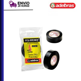 Fita isolante anti-chamas preta Adelbras