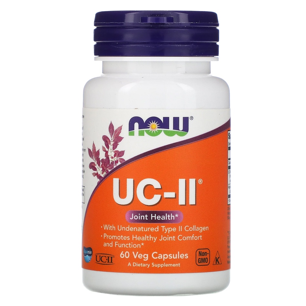 Colágeno Tipo 2 UC-II 40mg Now Foods 60 Veg Caps em Oferta na Shopee