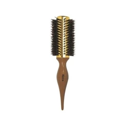 Escova De Cabelo Madeira Ricca Metal Point 36
