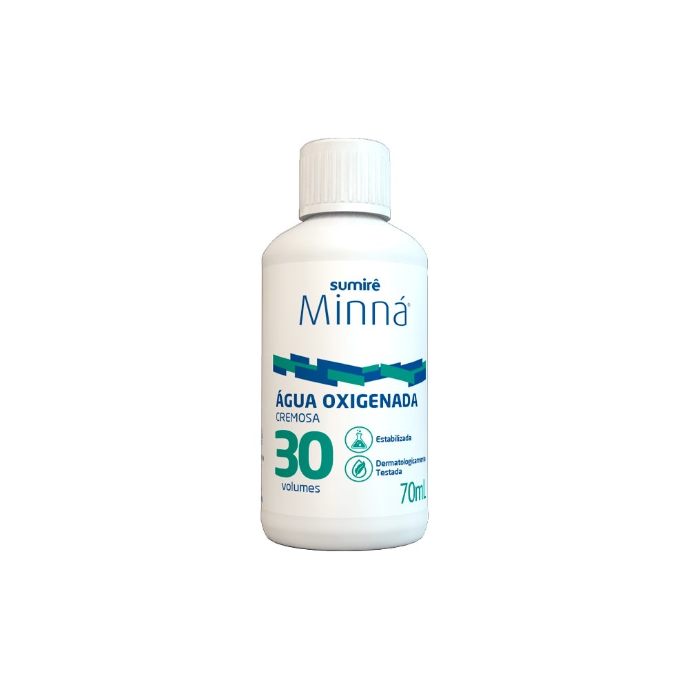 Água Oxigenada Minná Cremosa 30 Volumes 70ml em Oferta na Shopee