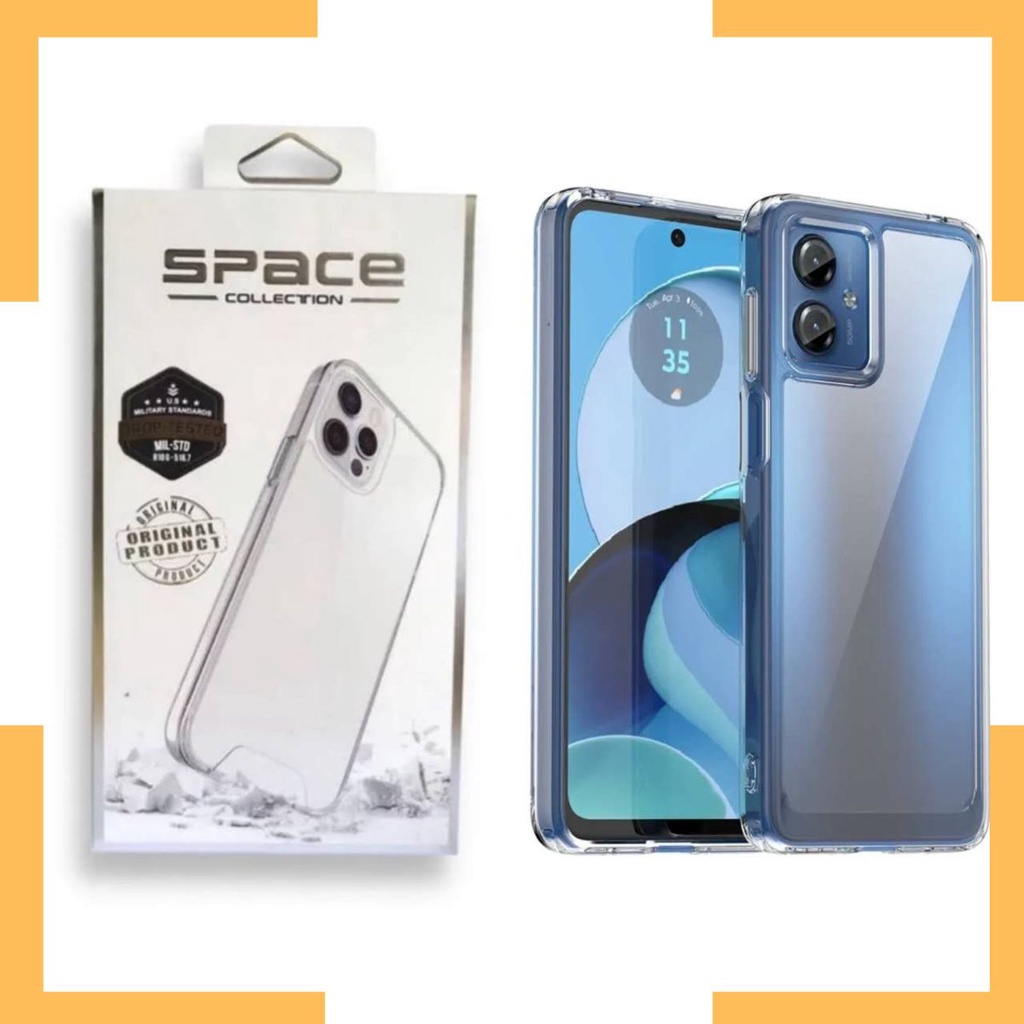 Capa Space Transparente Compativel para Celular Motorola Todos Modelos Moto G85 