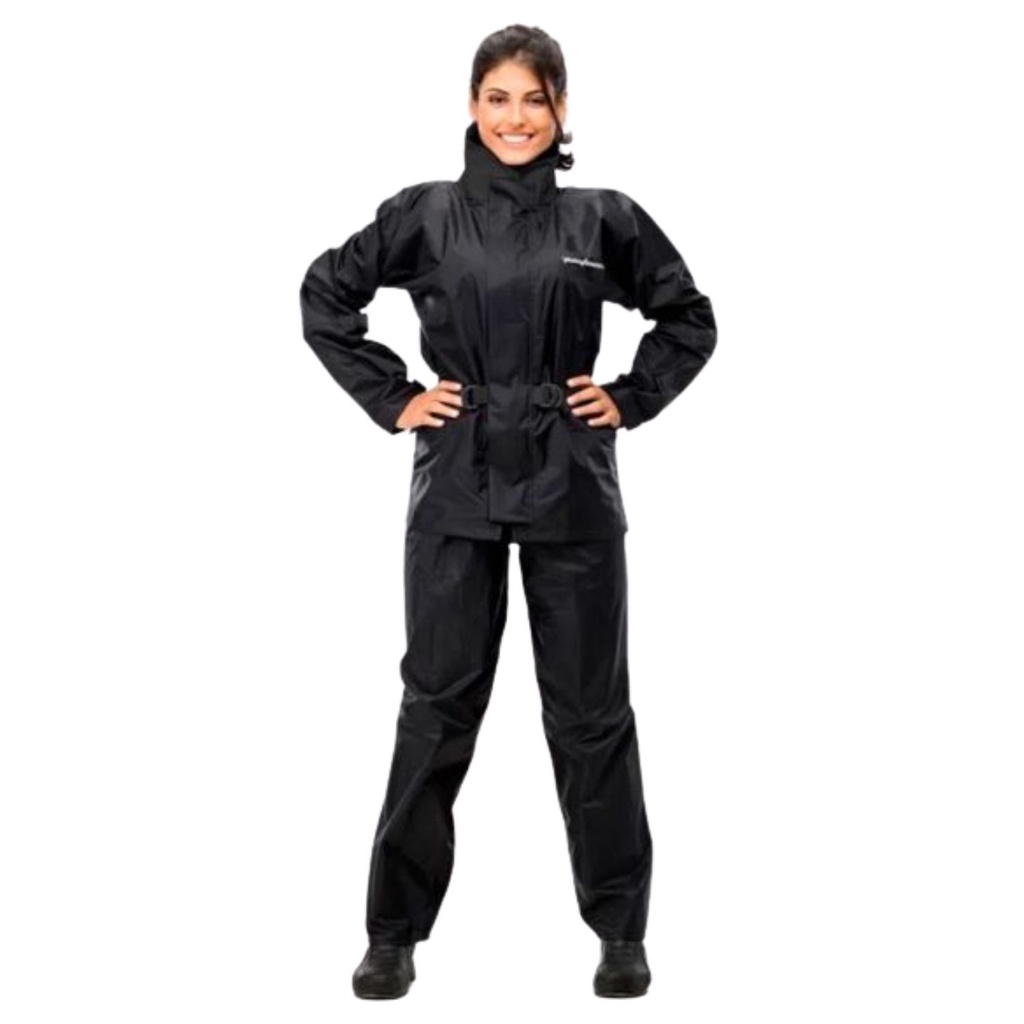 Capa de Chuva Motoqueira Feminina Pantaneiro Motoboy Material Nylon Alta Qualidade Impermeável Tamanho P