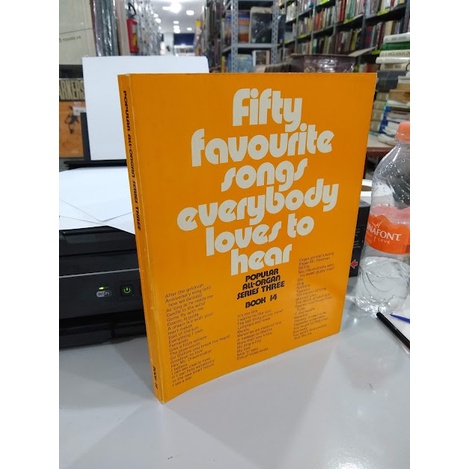 Popular All-organ Series Three - Book 14 - Fifty favourite songs everybody loves to hear autor Kenneth Baker & Bill Woodward