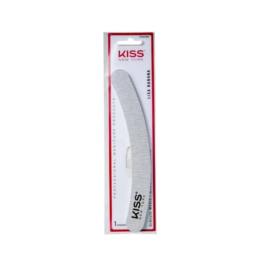 Lixa Para Unhas Kiss Banana - Beauty