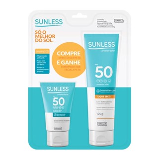 Kit Protetor Solar Sunless Fps50 120g / Gts Facial 30g