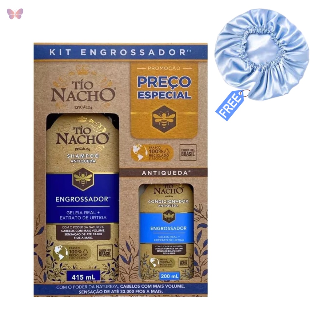 Tio Nacho Kit Engrossador Shampoo 415ml Condicionador 200ml