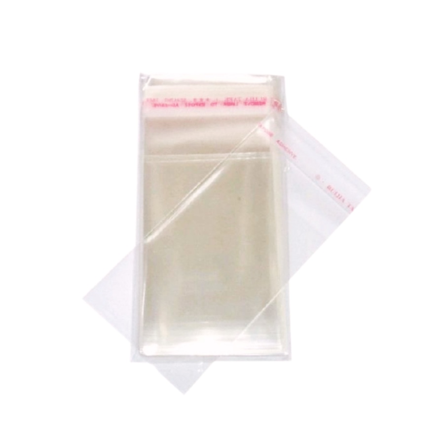 Saco adesivado 10x25cm - 100 unidades  - Rizzo Distribuidora