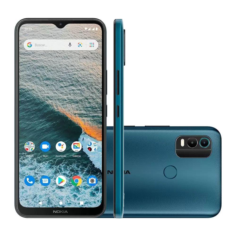 Smartphone C21 Plus Nokia NK097 128GB Tela 6,5" Android 11 Go 2GB RAM Câmera Traseira 13MP+2MP - Mobile & Gadgets