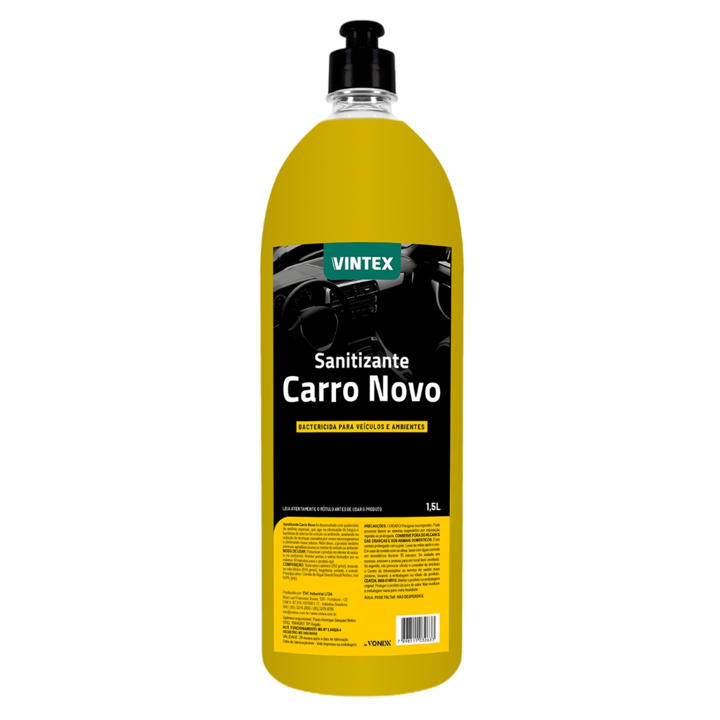 Sanitizante Carro Novo 1,5L Vintex